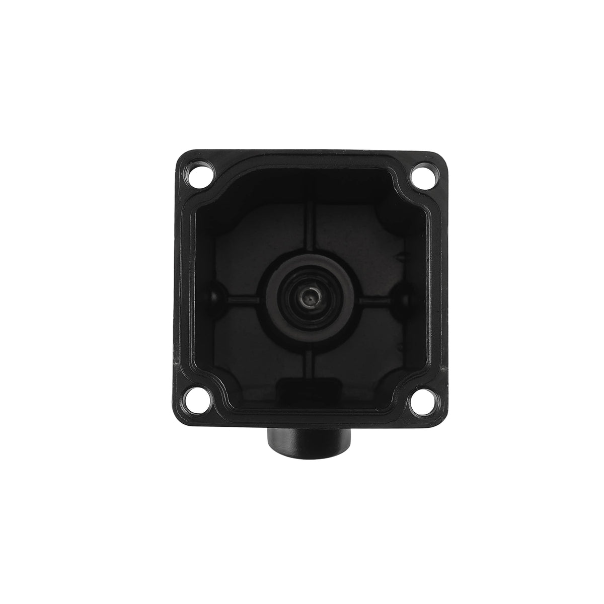 Caltric motor installed on boat transom demonstrating improved handling