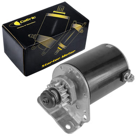 Caltric starter front view showing housing and drive gear for precise fit