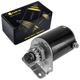 Caltric starter front view showing housing and bolt locations for easy identification and fit