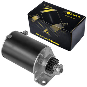 Caltric starter front view showing compact housing and mounting points for reliable replacement