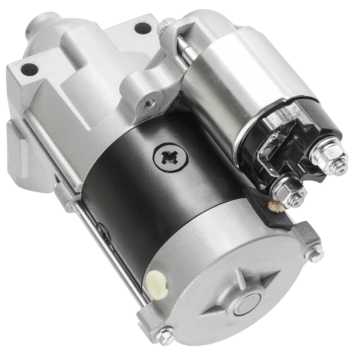 Caltric starter installed in engine demonstrating proper fit and restored cranking