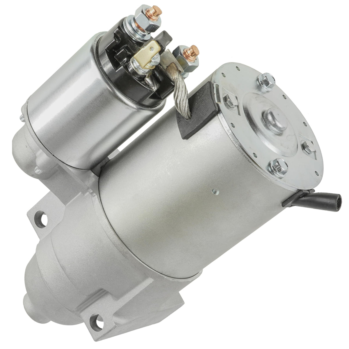 Caltric starter installed on mower demonstrating straightforward replacement