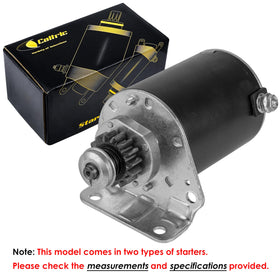 Caltric starter mounting pattern showing bolt locations for correct fit