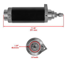 Caltric starter side profile highlighting compact durable housing