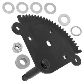 Caltric steering gear input shaft closeup highlighting accurate interface