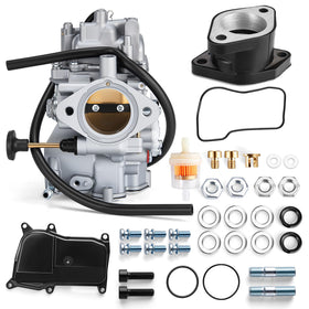 CALU LUKY carburetor front view showing throttle bore and clean finish for reliable fit