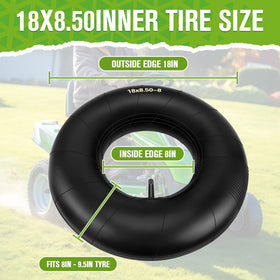 CALU LUKY inner tube installed on a golf cart wheel, restores ride and prevents flats