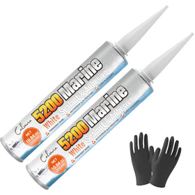 Calvana 5200 front packaging showing white cartridges and label, reliable marine bonding benefit