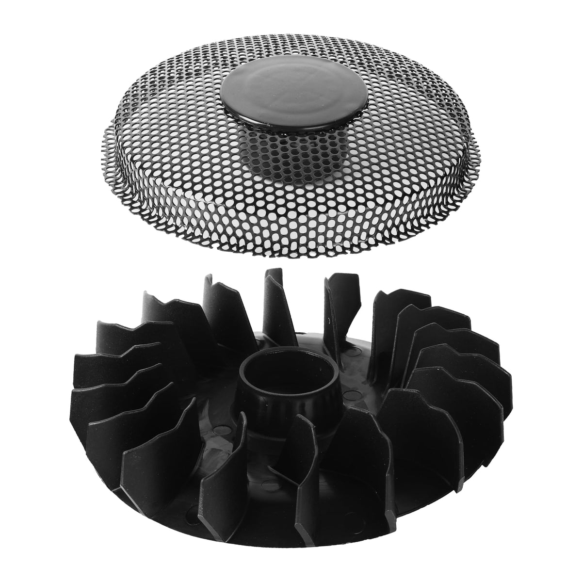 Calvana flywheel fan front view showing blades and robust construction benefit reliable cooling