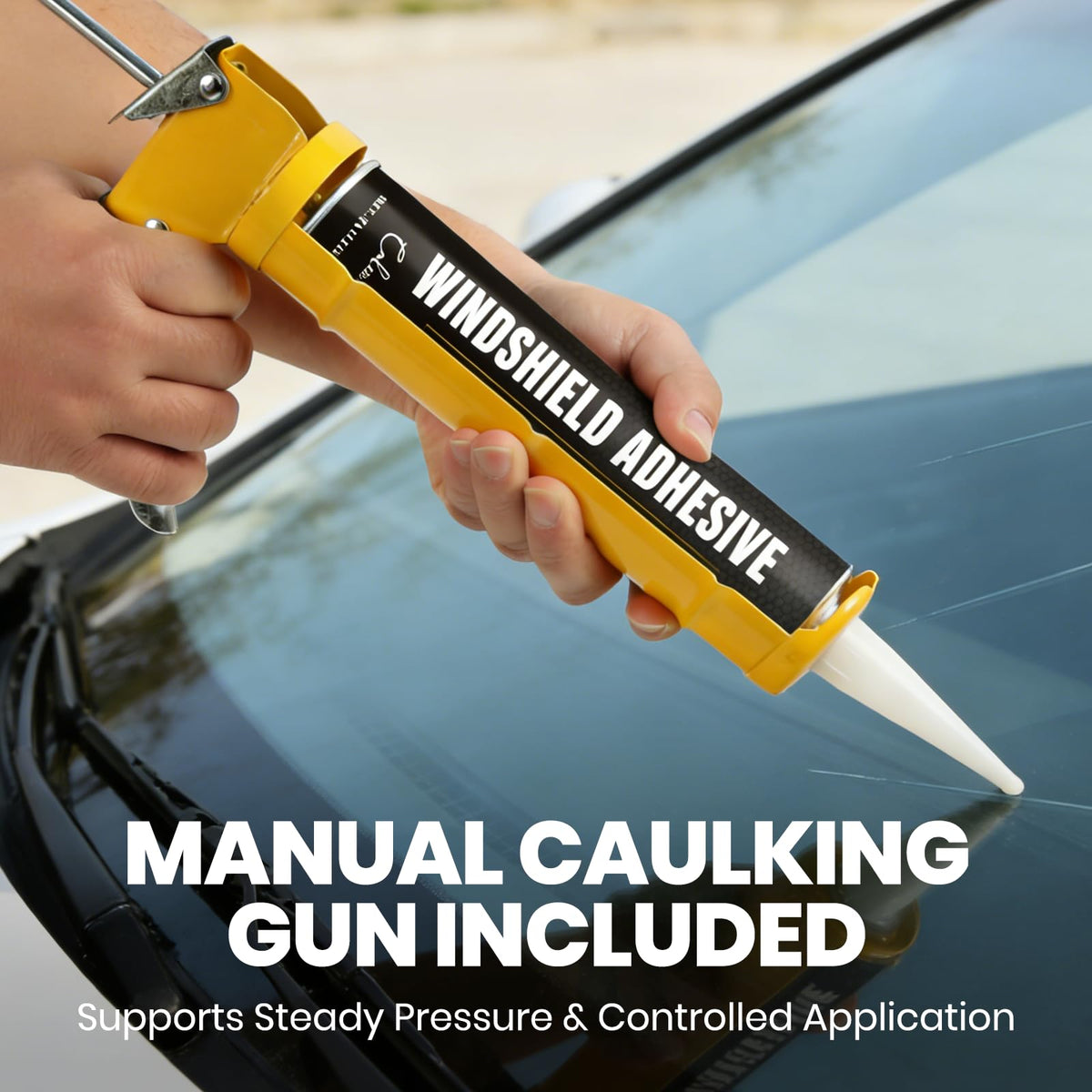 Calvana grout scraper and nitrile gloves for clean finishing results