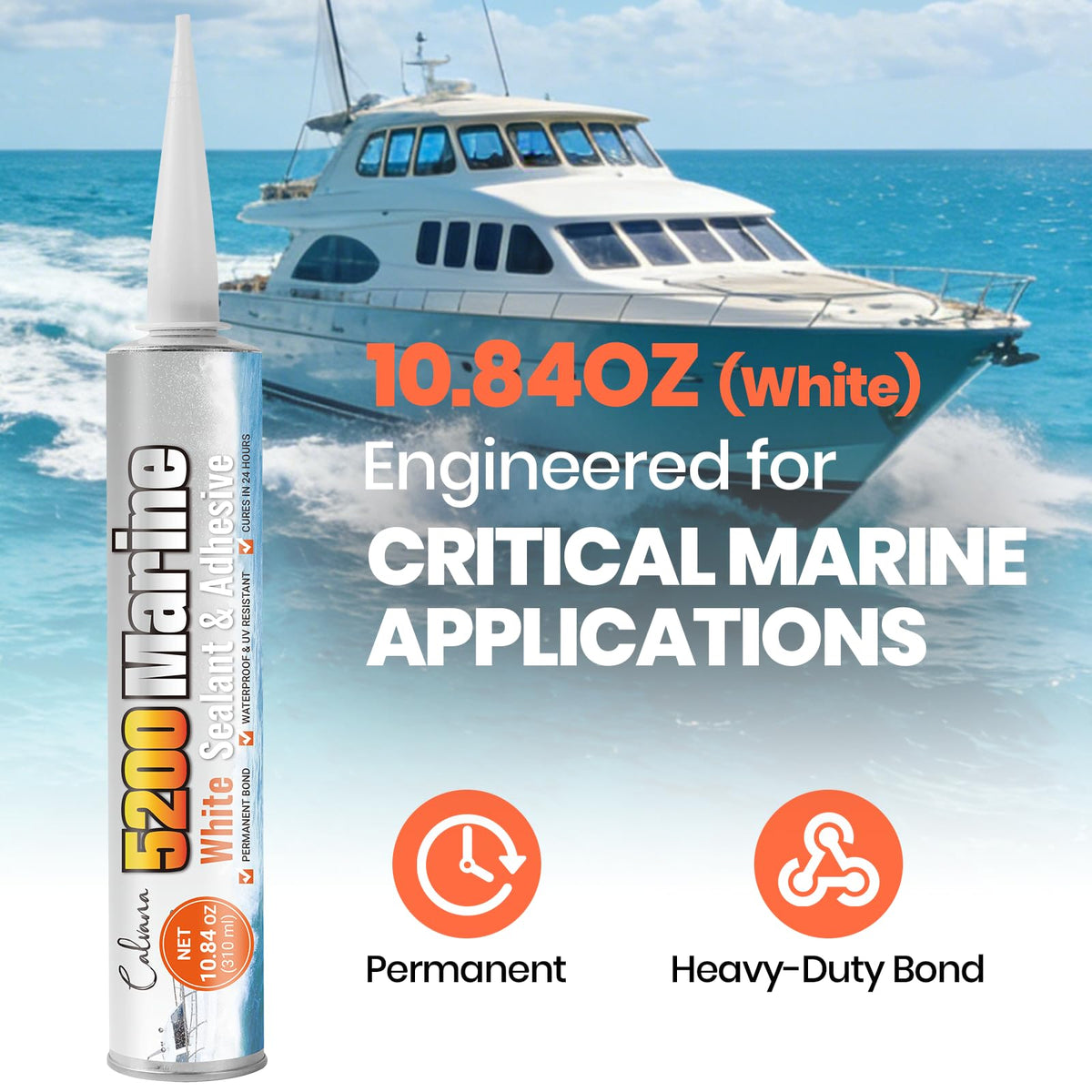 Calvana nozzle and nitrile gloves included for clean application and precise control benefit