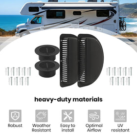 Calvana vent installed on trailer side demonstrating improved airflow benefit