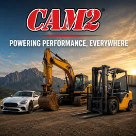 CAM2 Promax AW 46 label close-up highlighting additive list and corrosion protection benefit