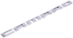 Generic Camaro emblem beside ruler showing size and fit for accurate replacement