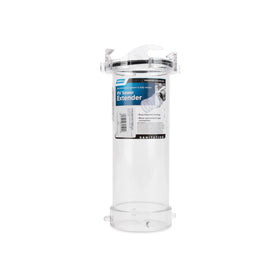 Camco front view of adapter showing clear extension and easy hookup