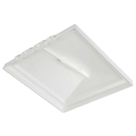 Camco vent lid close-up of reinforced center bar demonstrating added stability and impact resistance