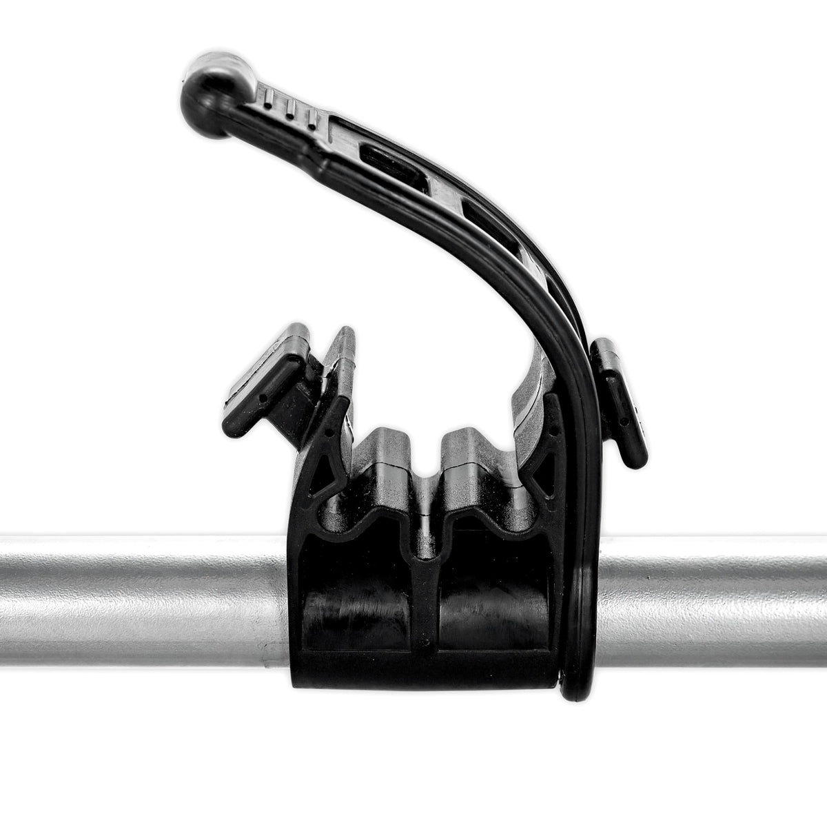 Camco bikes mounted in use on RV ladder showing secure transport benefit during travel