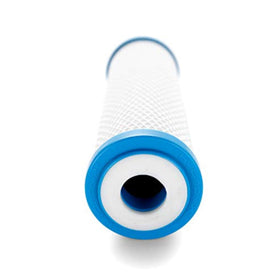 Camco carbon block texture close-up highlighting fine filtration performance