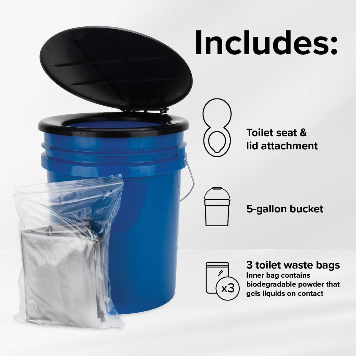 Camco molded carry handle for easy transport and convenient carrying