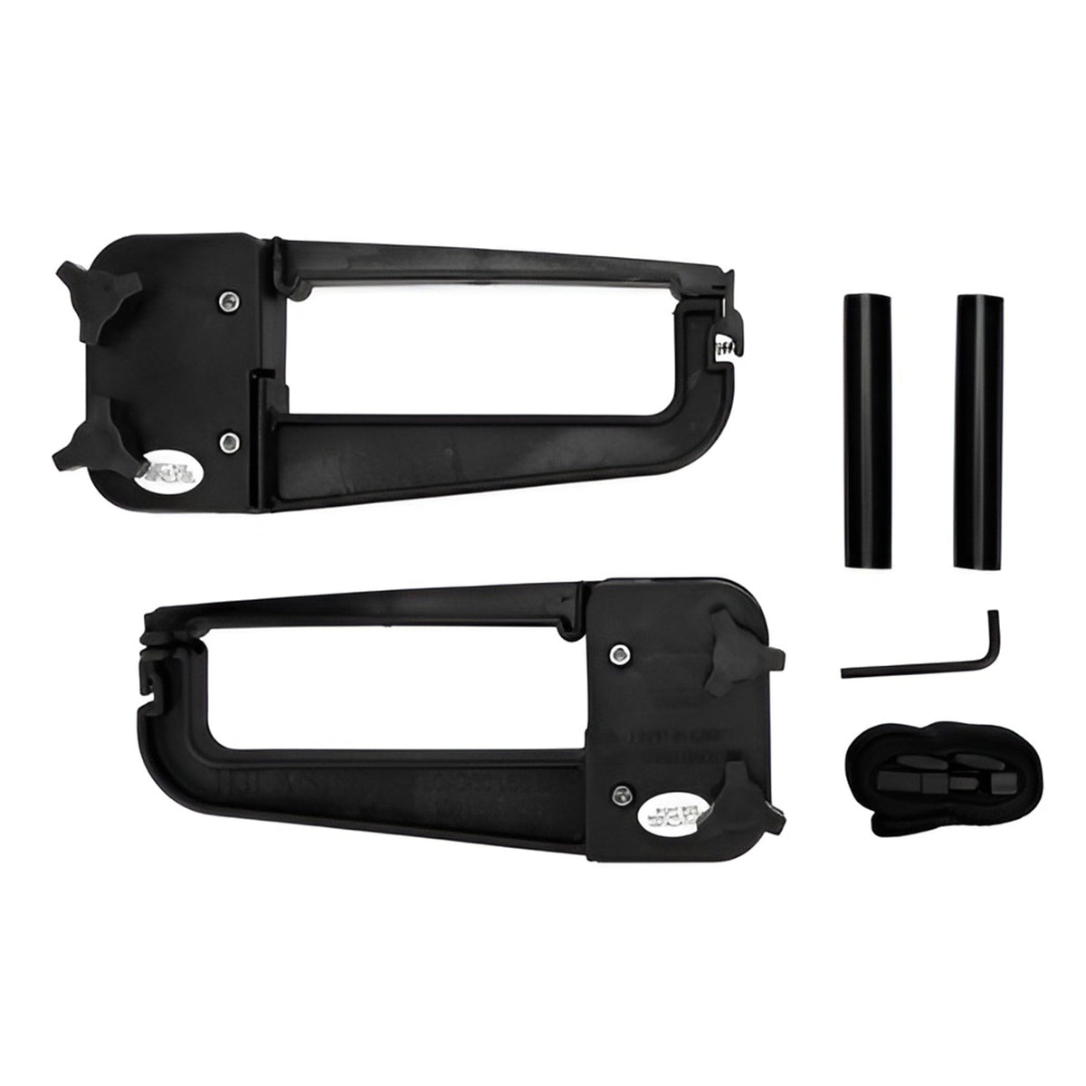 Camco Clamp-N-Carry front view showing clamp and arms for secure transport