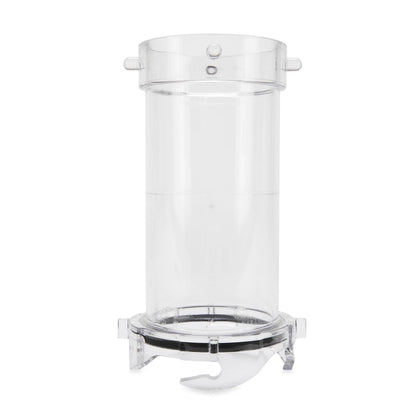Camco clear extender front view showing optic-clear visibility and easy alignment