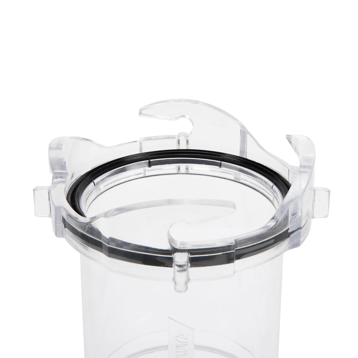 Camco clear body close-up showing visible flow for rinse confirmation benefit