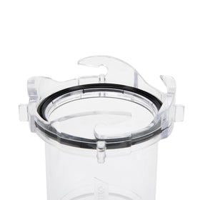 Camco clear body close-up showing visible flow for rinse confirmation benefit
