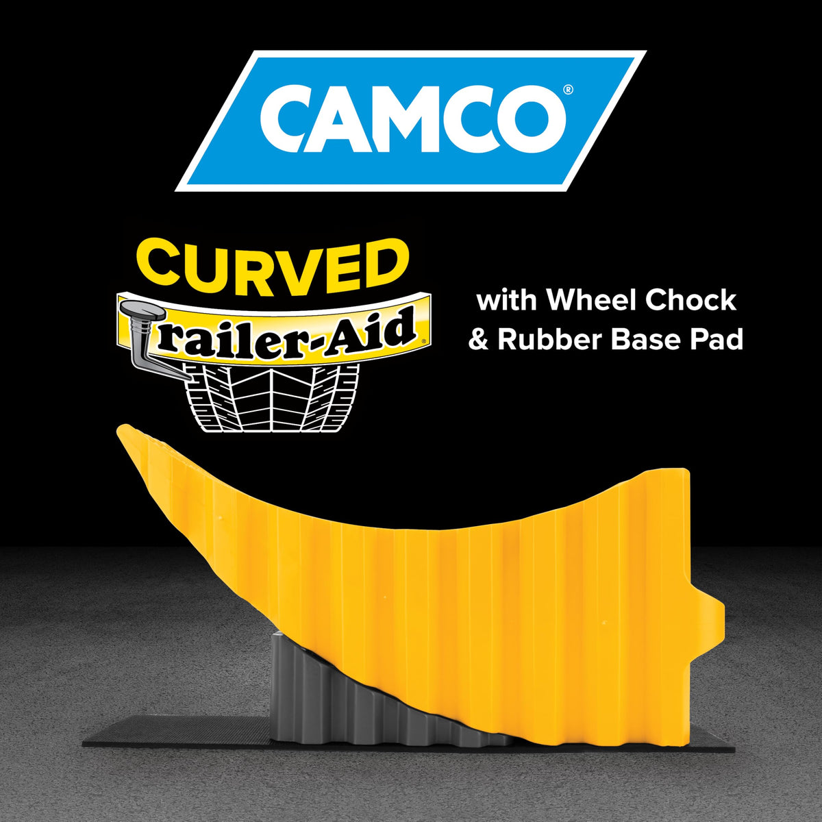 Camco curved trailer-aid honeycomb close-up highlighting strength benefit