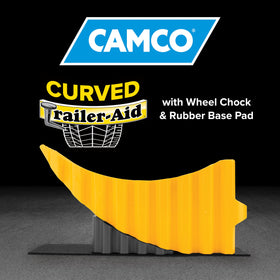 Camco curved trailer-aid honeycomb close-up highlighting strength benefit