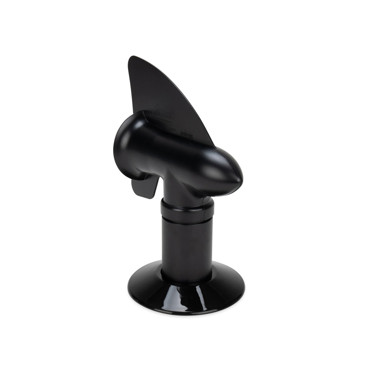 Camco Cyclone front view showing vent cap and airflow benefit