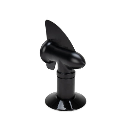 Camco Cyclone front view showing vent cap and airflow benefit