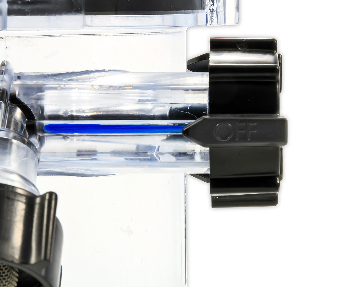 Camco Dual Flush packaging and label showing model information and easy identification benefit