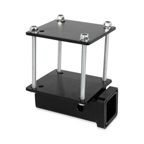 Camco Eaz-Lift front view showing compact 2-inch receiver and secure fit