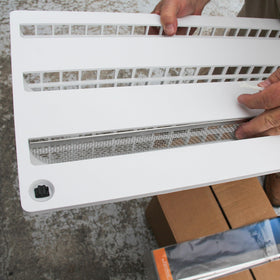 Close detail of Camco mesh edge highlighting durable construction