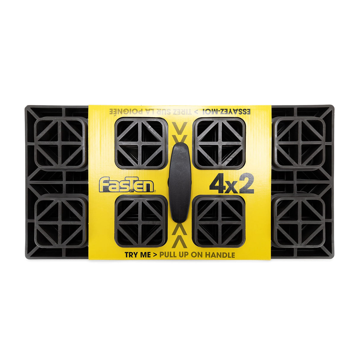 Camco FasTen close-up of made in USA label indicating reliable manufacture