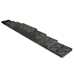 Camco FasTen next to a ruler showing 17 by 8.5 inch dimensions for scale