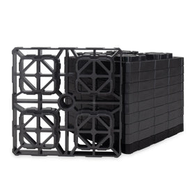 Camco FasTen XL front pack view showing durable blocks and easy transport benefit