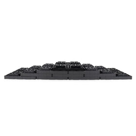Camco FasTen XL T-handle twisted to lock blocks for secure storage benefit