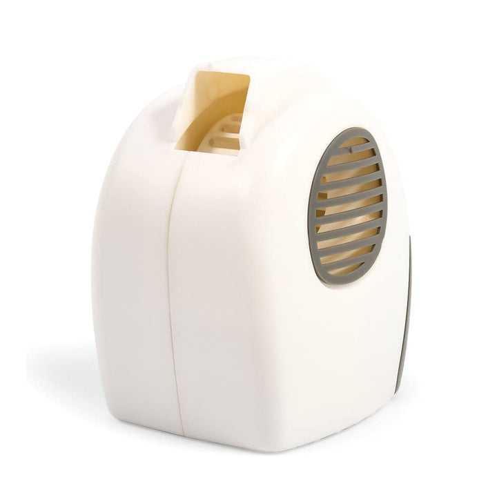 Camco Fridge Airator front view shows compact fan and controls, improving fridge airflow