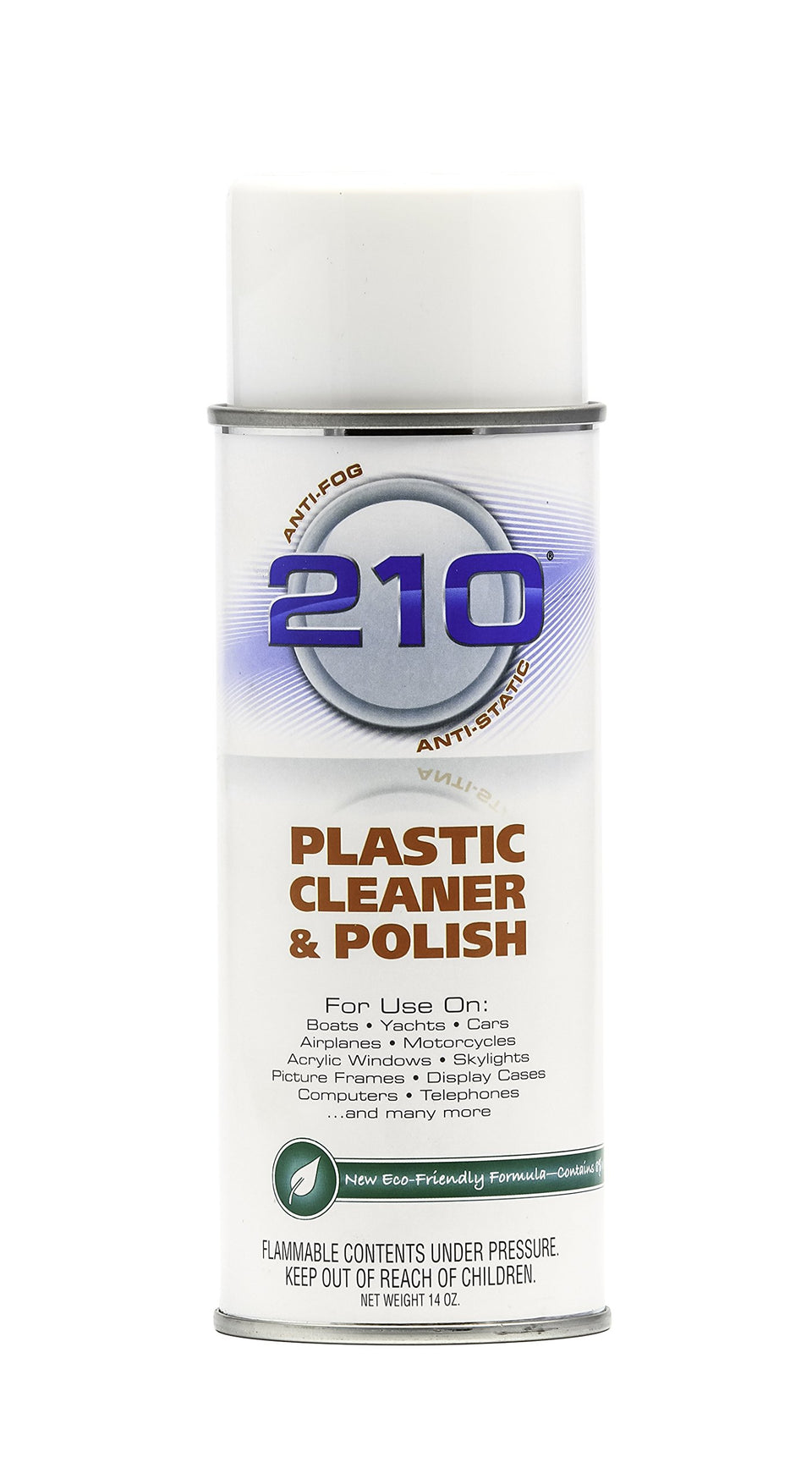 Camco front can 14oz showing label and spray nozzle for easy application