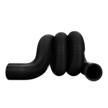 Camco coiled 20-foot sewer hose showing compact storage benefit