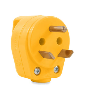 Camco front view of mini replacement plug showing compact profile and secure fit