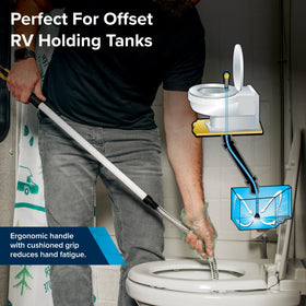 Camco ergonomic handle and shutoff valve offering precise control