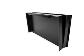 Camco in-use with one side flipped up to access two burners efficiently
