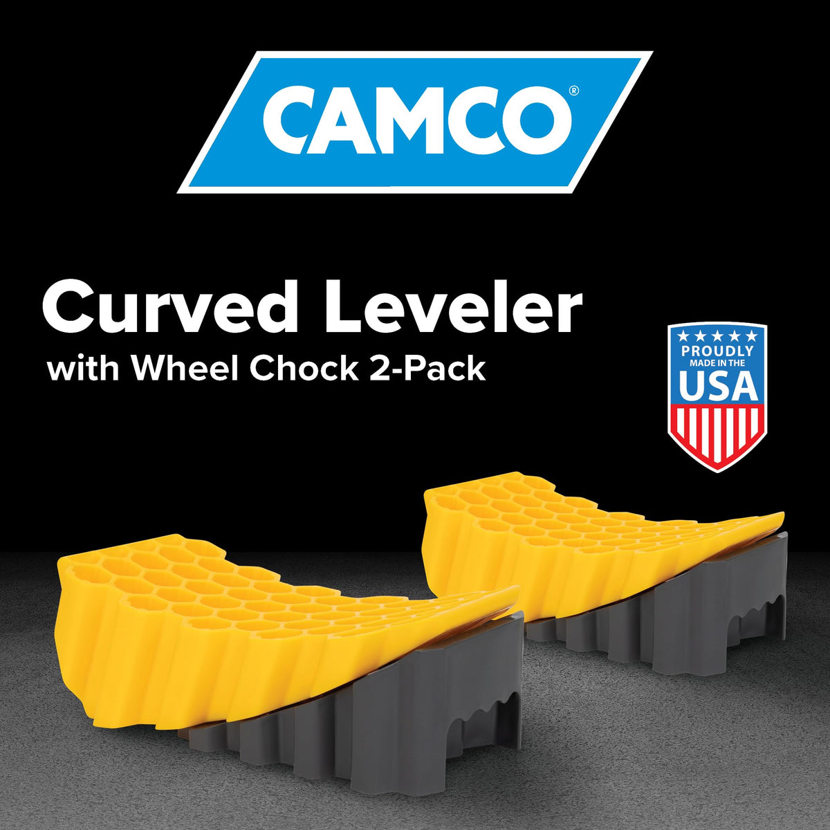 Camco honeycomb close-up displaying durable lightweight construction benefit