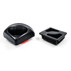 Camco magnetic bumper cap front view showing secure fit benefit