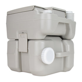 Camco box contents with three drop-in treatments included for odor control