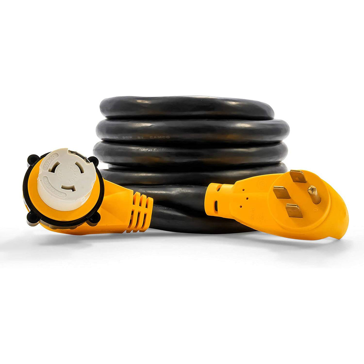 Camco Power Grip 90° locking female head reducing outlet strain