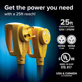 Camco Power Grip close-up of patented handle for easier gripping and control