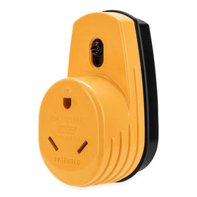 Camco PowerGrip metal contacts detail showing corrosion-resistant connection points